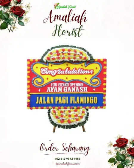 Sewa Papan Bunga Lamong